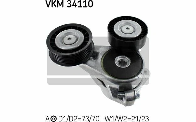 SKF Galet tendeur pour FORD FOCUS VKM 34110 - Pièces Auto Mister Auto