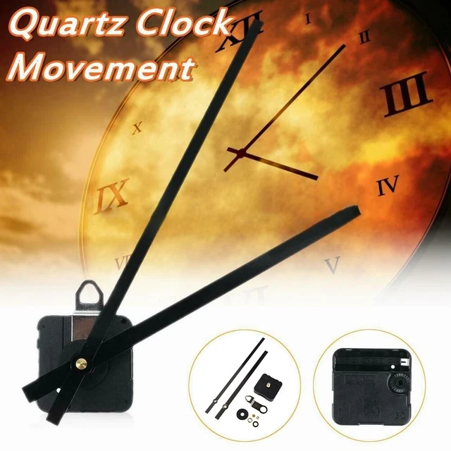COMPLETE CLOCK MOVEMENT Kit with Hour and Minute Hands for Your DIY ...