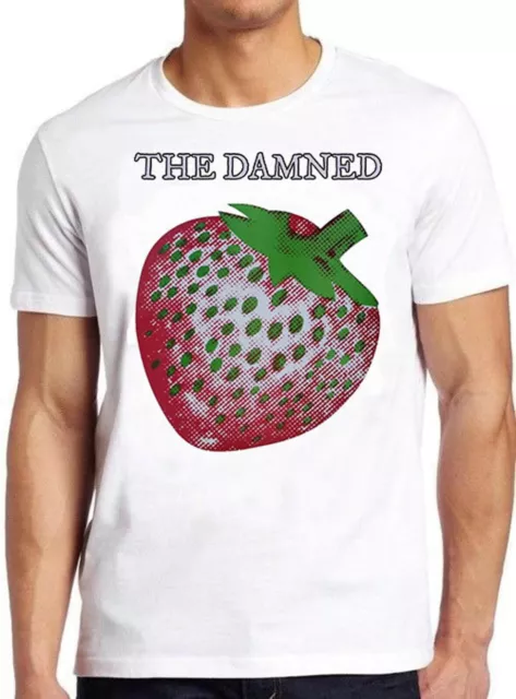 The Damned Strawberries Punk Rock Retro Cool Gift Tee T Shirt 2275