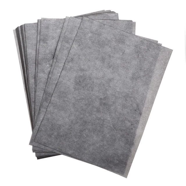 100 hojas papel de copia de transferencia de carbono papel de transferencia de una sola página A4