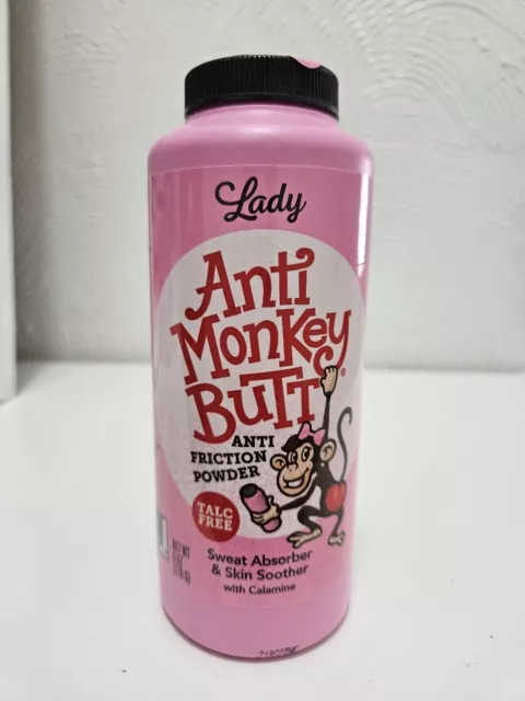 Pink Lady Anti-monkey Butt Powder with Cornstarch to Absorbs Sweat Talc Free NEW