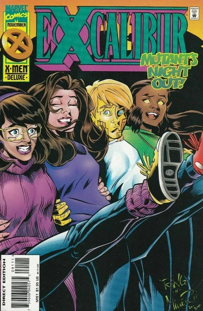 Excalibur #91 Comic 1995 - Marvel Comics - Captain Britain Nightcrawler X-Men