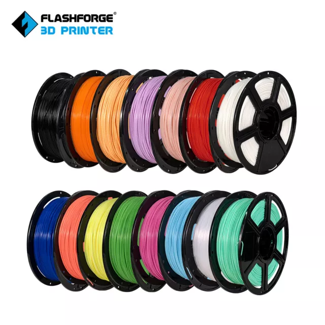 Flashforge 3D Printer Filament PLA PETG Pro 1.75mm 0.5kg/1kg Spool Eco-friendly