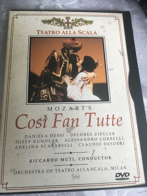 MOZART COSI FAN Tutte - Teatro Alla Scala - Muti ( DVD ) **NEW