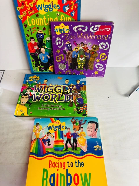 VINTAGE THE WIGGLES Book Bundle Lot Of 4 Counting Fun, Wiggly World ...