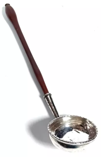 Georgian Sterling Silver Punch Ladle, Charles Aldridge, London c1790