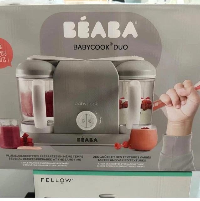 New Beaba Babycook Duo Cloud Baby Food Processor Kitchen Organic Nuna Uppababy