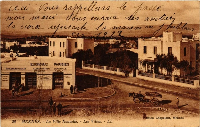 CPA AK MEKNES - La Ville Nouvelle Les Villas MAROC (796614)