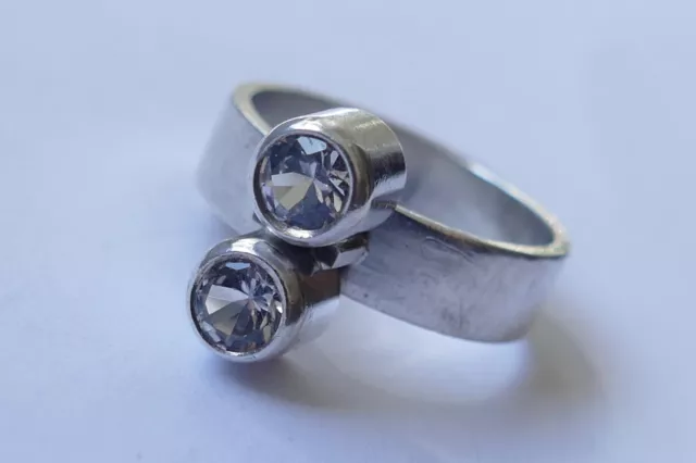 KAPITTAAN KULTA Finnland Designer Ring 925 Silber Vintage um 1970 silver ring