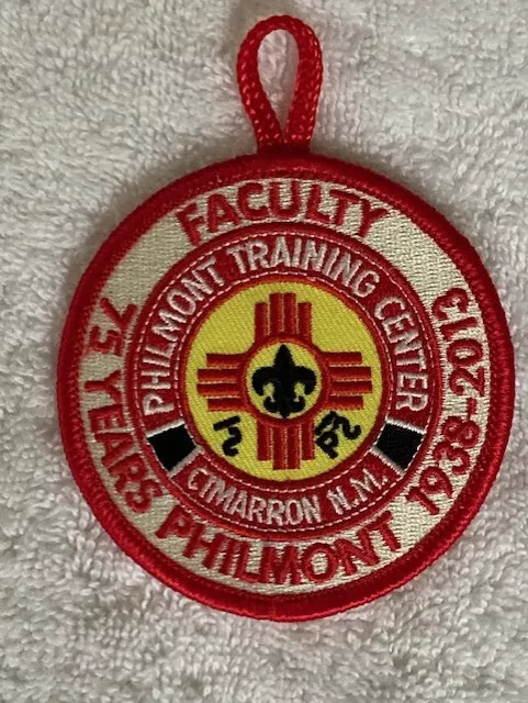 Boy Scout Philmont Training Center - 2013/75 Year Faculty Patch