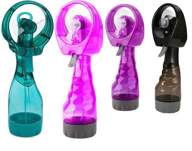 27cm Ventilateur à main portable avec brouillard de pulvérisation - Le réservoir