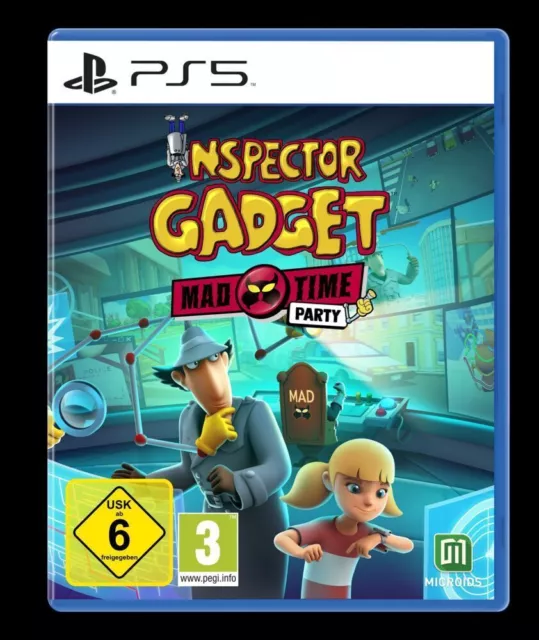 Inspector Gadget - Mad Time Party, 1 PS5-Blu-Ray-Disc | Für PlayStation 5 | 2023