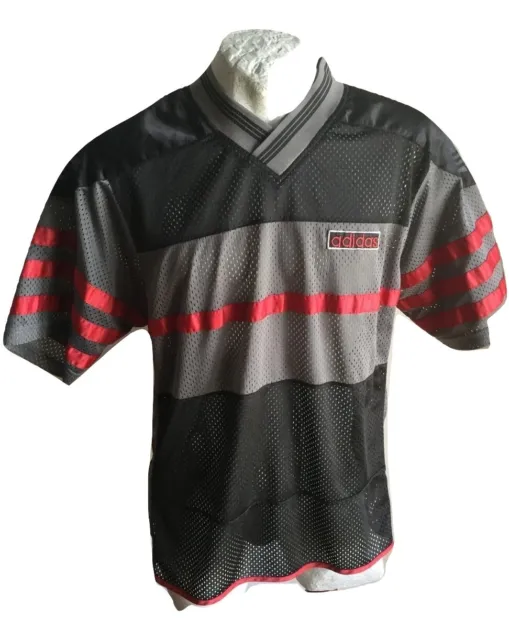 Adidas Three Stripes Jersey Dj Shirt Trikot Jersey Vintage 1990 Size D 6