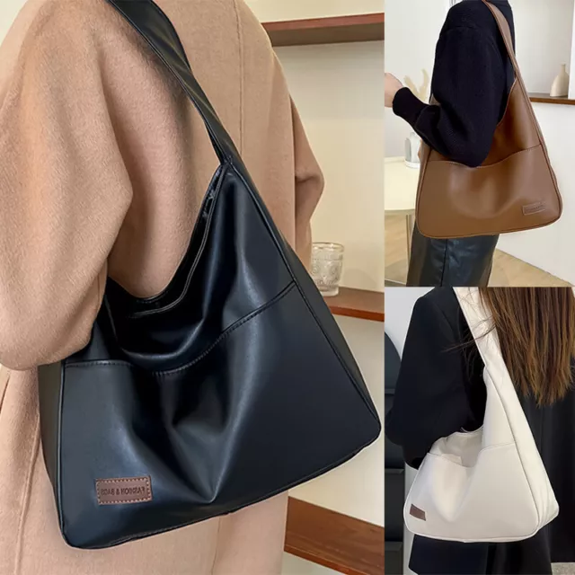 Damen-Handtaschen Aus Pu-Leder Große Kapazität Umhängetasche Einkaufstasche E