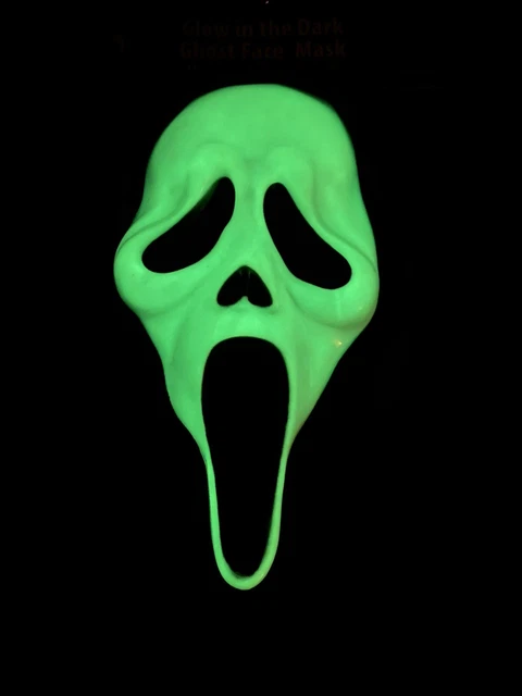 Scream Ghostface Glow In The Dark Mask HTF RARE!