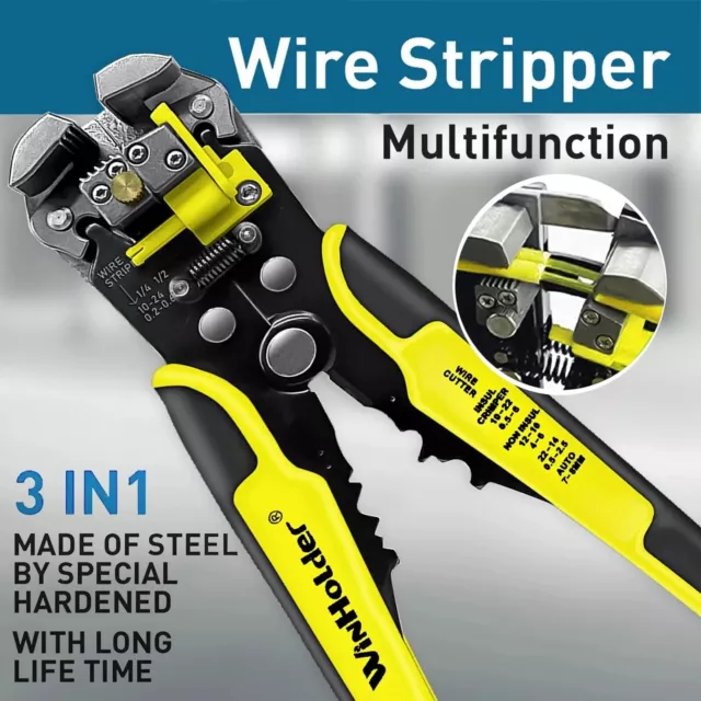 Electric Tool Wire Stripper Pliers Multifunctional Cable Stripper Cutter Crimper