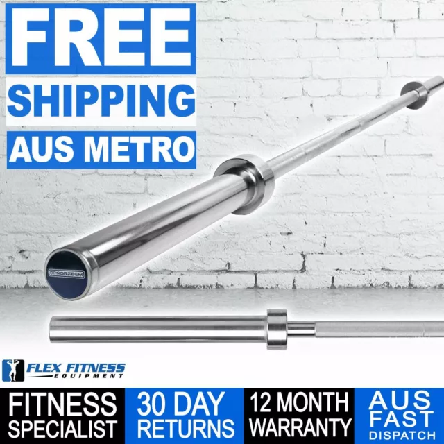 Armortech 7ft Olympic Bar Weightlifting Barbell Gym Weight Lifting Training