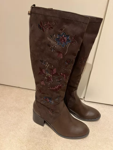 Sainsburys leather boots deals