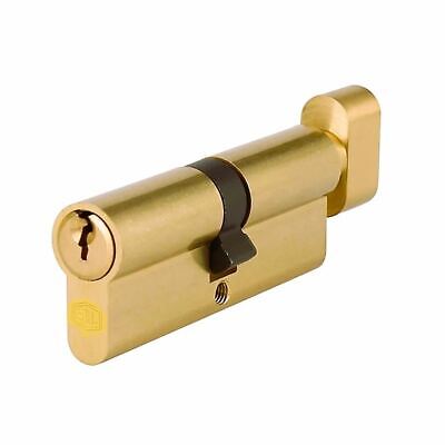 Euro Cylinder Barrel Lock UPVC Wood Thumb Turn Keyed Alike Brass 70mm QTY50