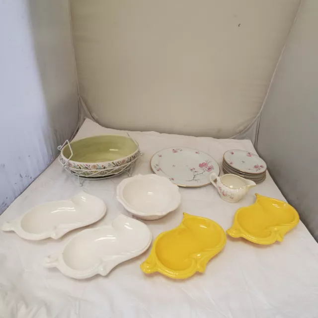 Vintage Porcelain Small Pitcher Dish Bowl Sugar Pot and more