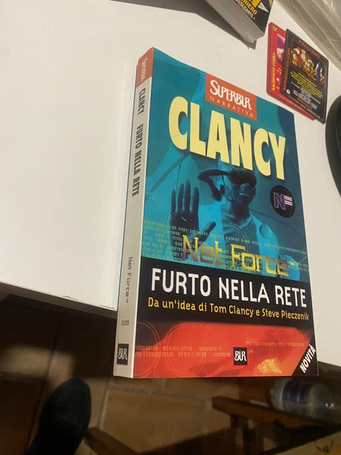 Libro - Superbur - Tom Clancy - Net Force - Furto Nella Rete