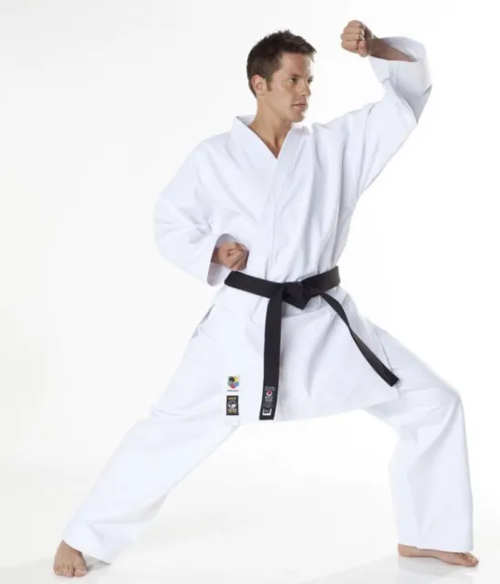 Tokaido Karate Middleweight Kata WKF Gi, Silver 12oz American Cut Uniform