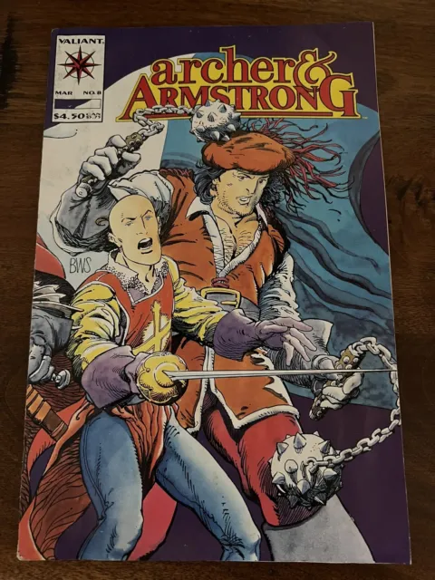 Vtg 1993 Valiant Archer & Armstrong Eternal Warrior DOUBLE ISSUE #8 Comic Book