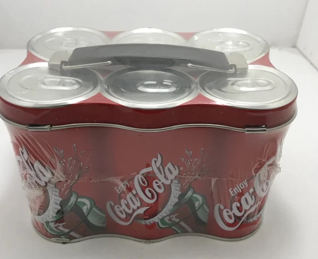 Vintage Coca Cola 6 Pack Mini Lunchbox New