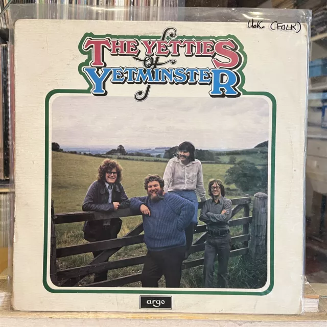 [FOLK/POP]~VG+ LP~The YETTIES Of YETMINSTER~Self Titled~[1975~ARGO/DECCA]~UK IMP