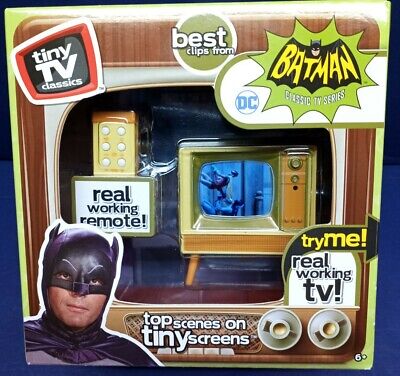 Tiny TV Batman Classics Real Working TV with Top Scenes From the Classic Batman