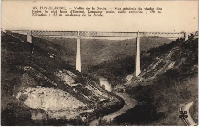 CPA Vallee de la Sioule - General View of the Viaduct des Fades (1253186)