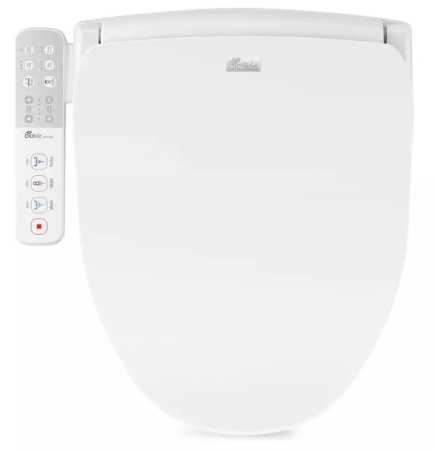 Bio Bidet Luxury Class Slim One Bidet Toilet Seat Elongated White New