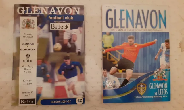 Glenavon v Kilmarnock 2001/02 UEFA Cup + Leeds United 2014