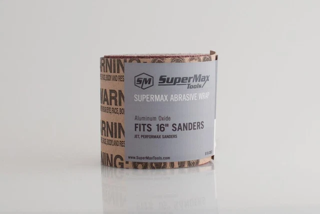 Supermax Tools 60-Grit Individual Sandpaper Wrap For The 16 In. Drum Sander