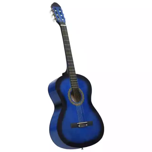 Classical Guitar for Beginner Blue 4/4 39" Basswood