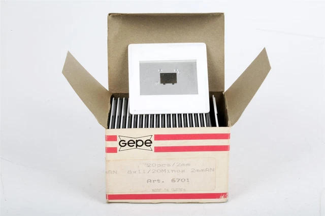 Gepe Glassless Slide Mounts 24x36 3mm 100 Stück OVP
