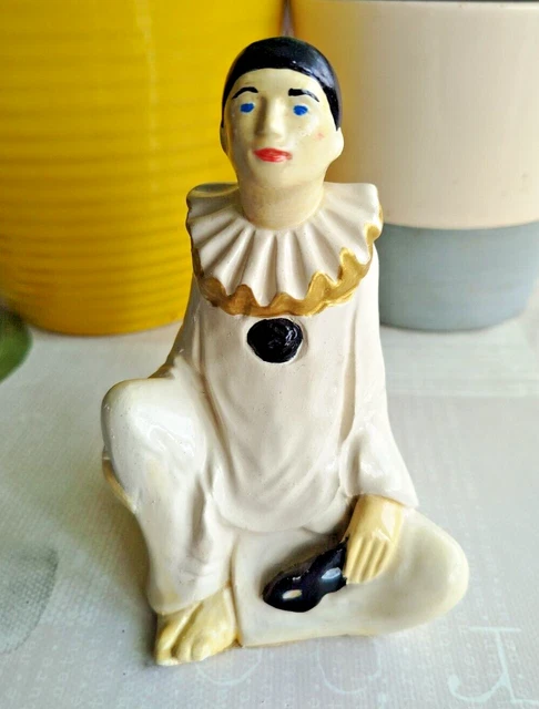 Ancienne Figurine En Plâtre à Peindre - Belle Compagnie De Feu - Échelle HO (8,5x6x6 Cm)