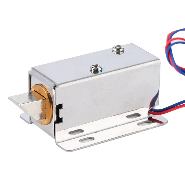 DC 12V Mini Bloccaggio Elettromagnetico Kit Assemblaggio Hardware per Finestra Porta HG
