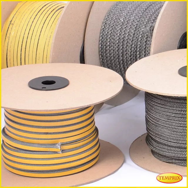Temprix Cordon de Four Kamindichtung Joint Du D'Étanchéité Plat Corde Poêle