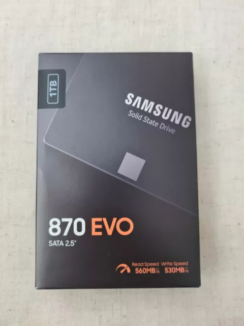 Samsung 870 EVO 1TB 2.5" SATA III Internal SSD (MZ-77E1T0B/EU)