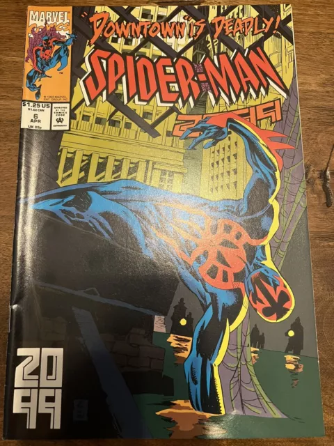 Vtg 1993 Marvel Comics SPIDERMAN 2099 Vol 1 #6 Stan Lee Comic Book