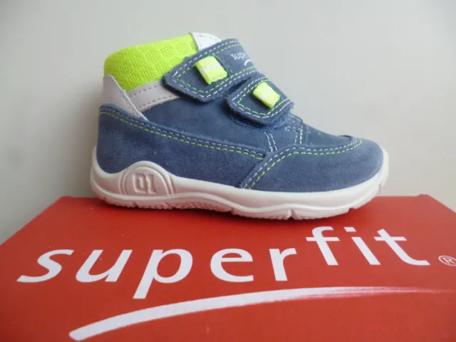 Superfit Kids Shoes Learn-to-Walk Low Shoes Leather Blue 09415 New
