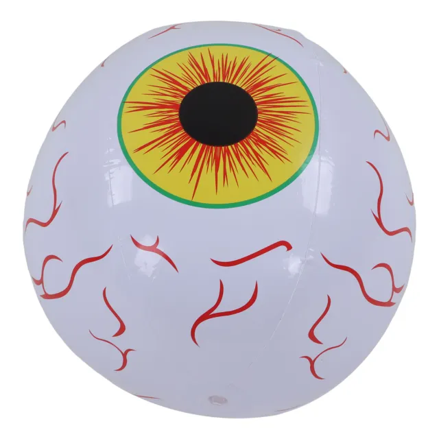 (Bulbo oculare giallo) Palla oculare Halloween Luce LED Gonfiabile Halloween PVC