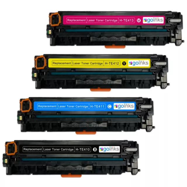 4 Toner Cartridges (Set) for HP LaserJet Pro 200 Color MFP M276n & MFP M276nw