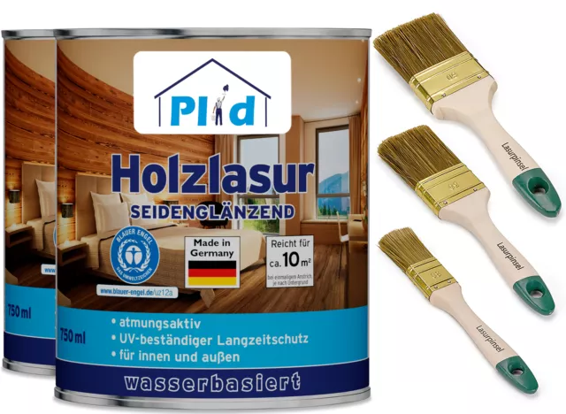 Smalto per legno premium smalto protettivo per legno protezione legno pennello per smalto noce