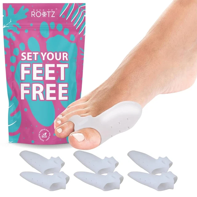 Tutore Alluce Valgo 1 Paio Di Correttori Per Alluce Valgo In Silicone Raddrizzatore Per Da Dei Piedi Separatore Per