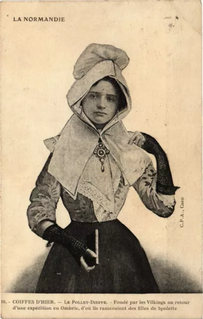 CPA Coiffes d'Hier-Le Pollet DIEPPE (234698)