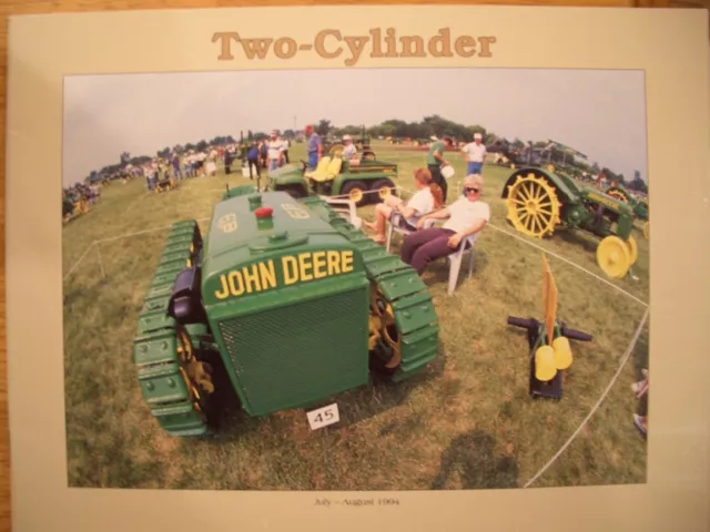 John Deere Tractor Photographs and Information 1994 TWO CYLINDER magazine Green