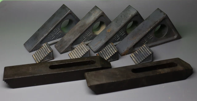 TE-CO Serrated Hold Down Step Block 4x 40104 4x 40102 & 2x 30503 Clamp Lot