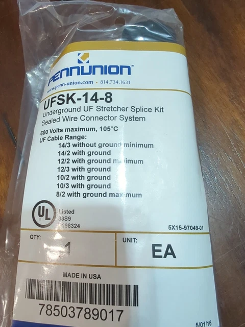 Uf underground splice kit